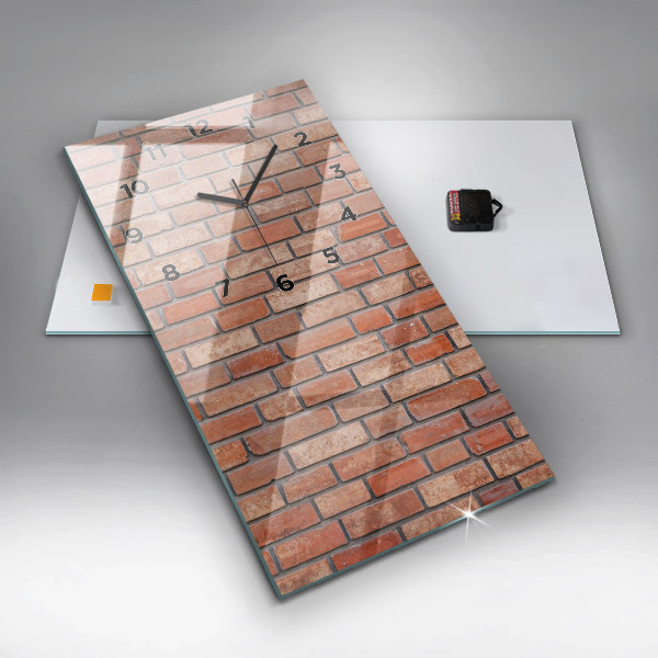 Reloj vertical Pared de ladrillos - espejomat.es