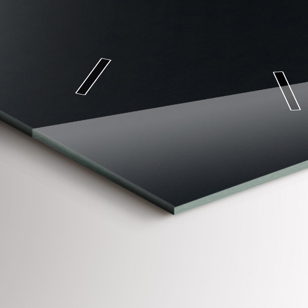 Reloj de cristal vertical Granos de café - espejomat.es