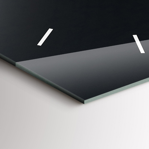 Reloj de cristal vertical Granos de café - espejomat.es