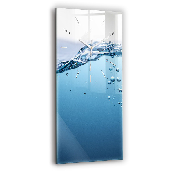 Reloj vertical Primer plano de agua - espejomat.es