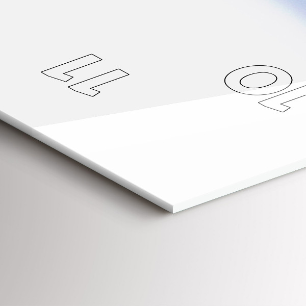 Reloj vertical Primer plano de agua - espejomat.es