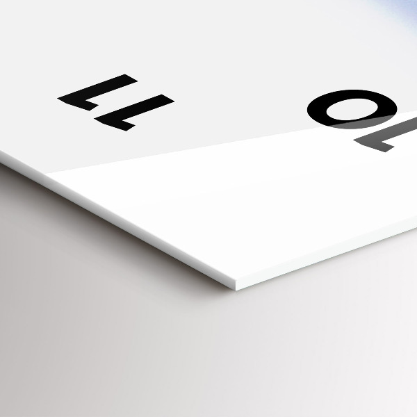 Reloj vertical Primer plano de agua - espejomat.es