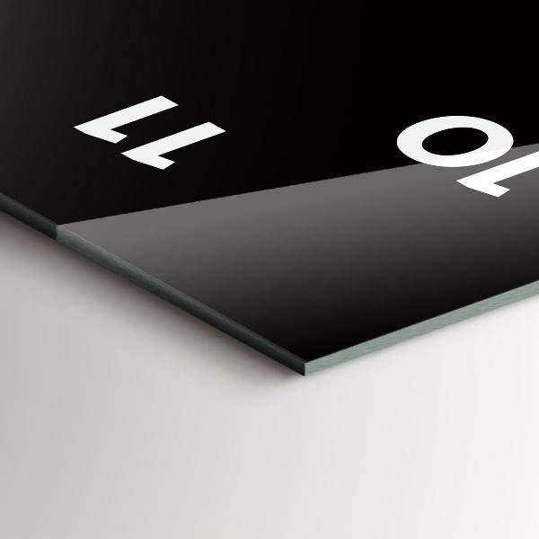 Reloj vertical Zumo de naranja - espejomat.es