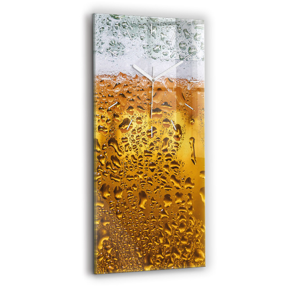 Reloj de vidrio vertical Jarra de cerveza - espejomat.es