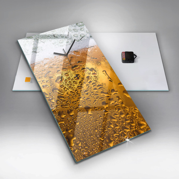 Reloj de vidrio vertical Jarra de cerveza - espejomat.es