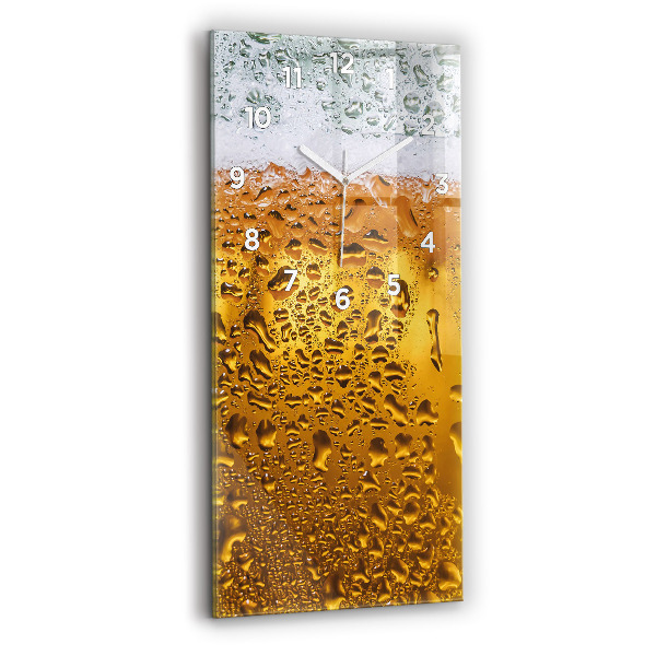 Reloj de vidrio vertical Jarra de cerveza - espejomat.es