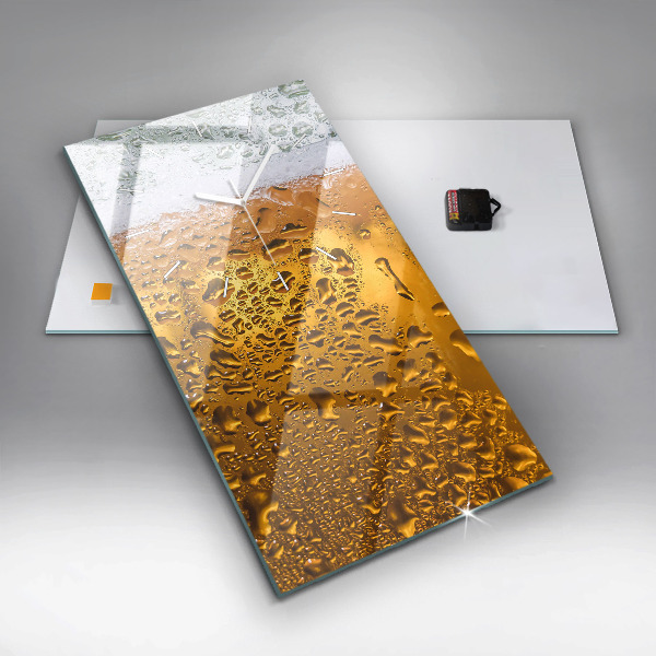 Reloj de vidrio vertical Jarra de cerveza - espejomat.es