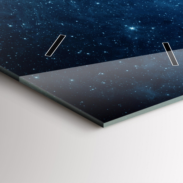 Reloj vertical La Tierra y la galaxia - NASA - espejomat.es