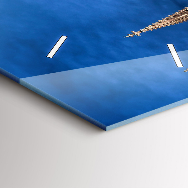 Reloj de cristal vertical Puente en Alemania - espejomat.es