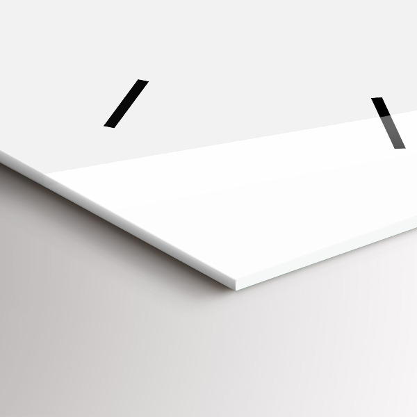 Reloj de vidrio vertical Cabeza de ciervo coloreada - espejomat.es