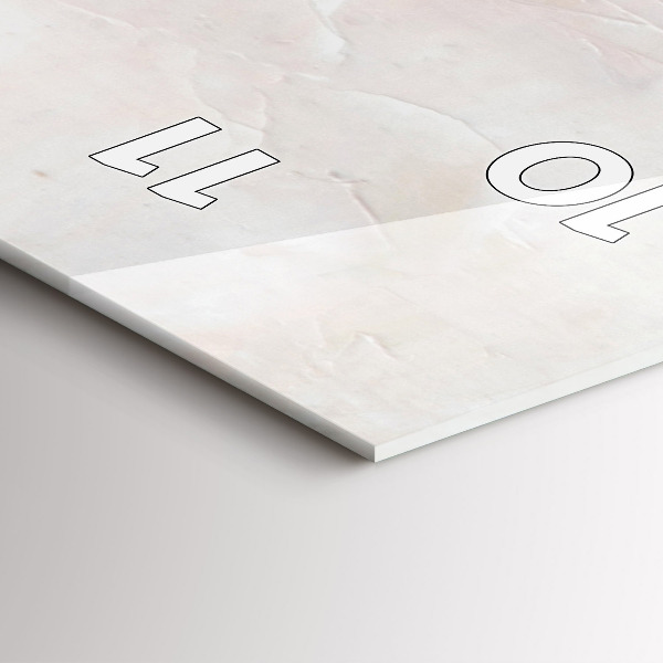 Reloj de vidrio vertical Pintura al óleo yate mar - espejomat.es