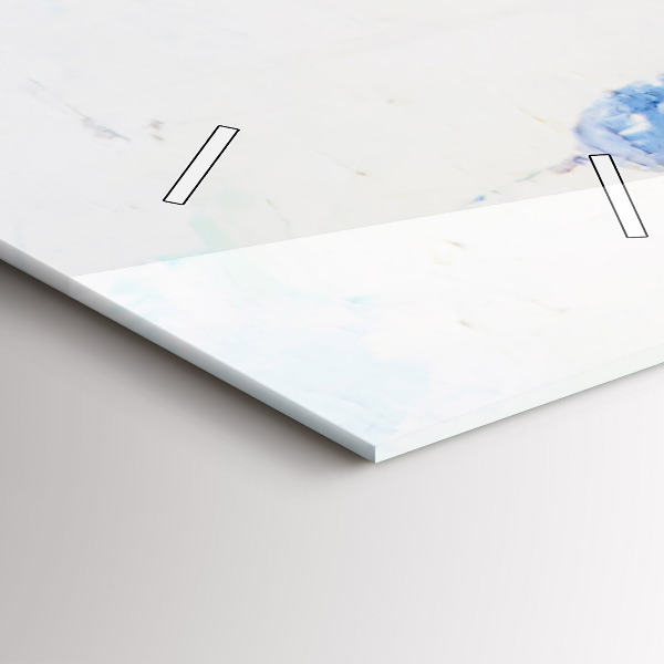 Reloj de vidrio vertical Arte al óleo - espejomat.es