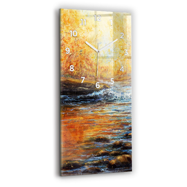 Reloj de cristal vertical Bellas artes - espejomat.es