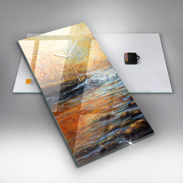 Reloj de cristal vertical Bellas artes - espejomat.es