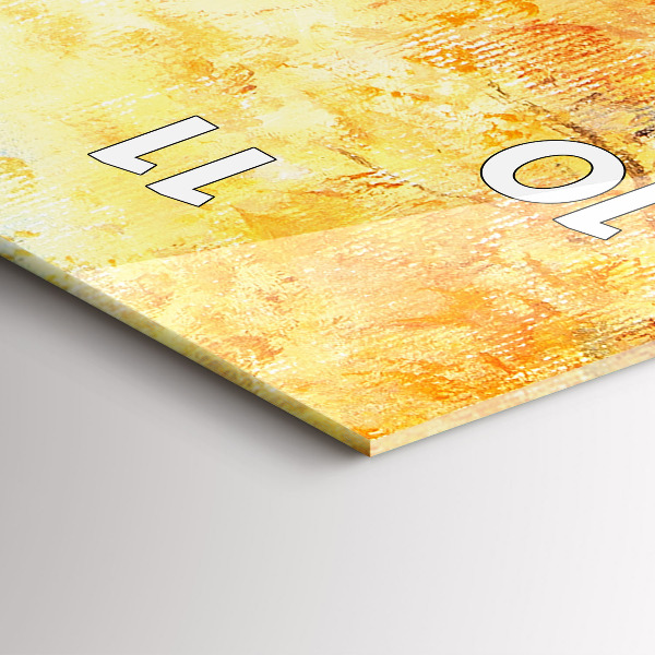 Reloj de cristal vertical Bellas artes - espejomat.es