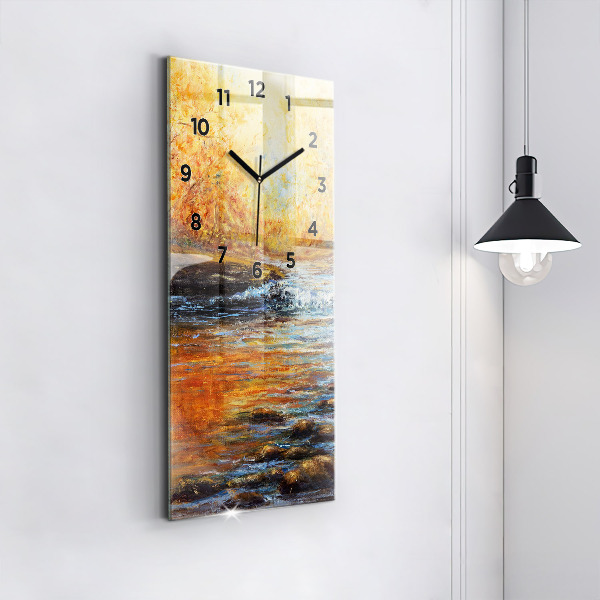 Reloj de cristal vertical Bellas artes - espejomat.es