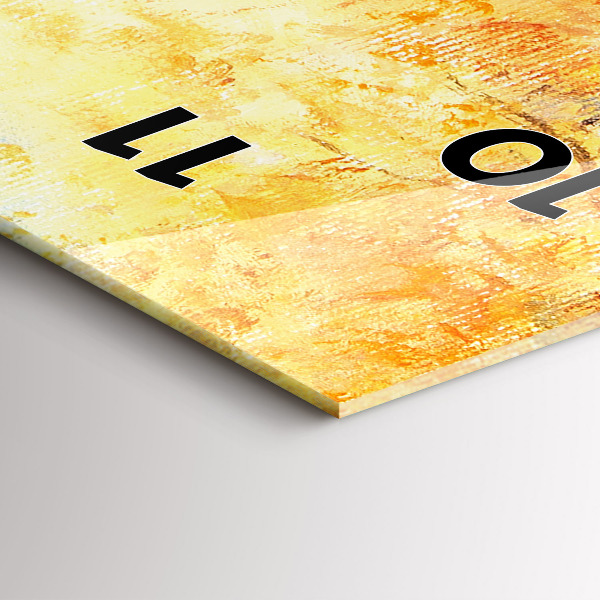 Reloj de cristal vertical Bellas artes - espejomat.es