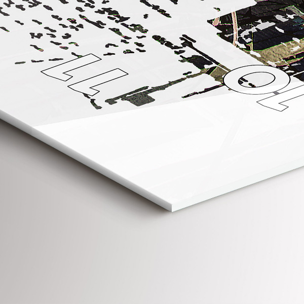 Reloj de cristal vertical Nueva York - espejomat.es