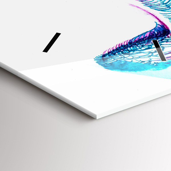 Reloj de vidrio vertical Imitación de alas de pájaro - espejomat.es