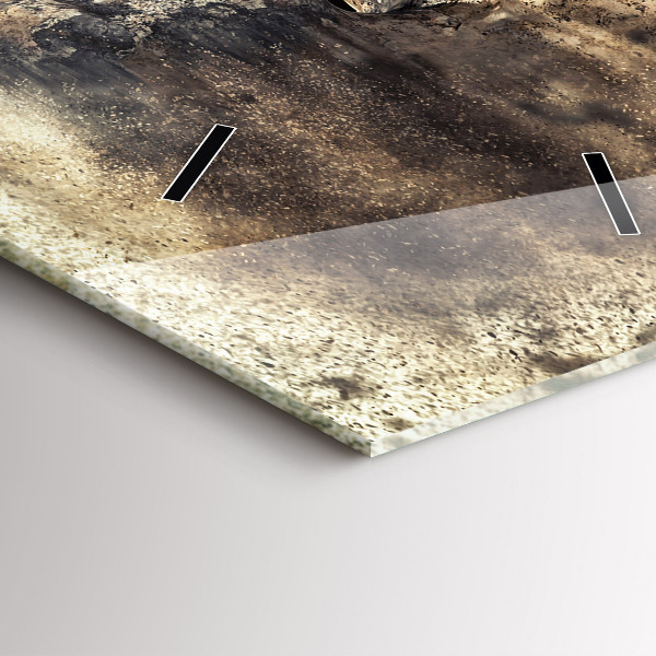 Reloj vertical Abstracción gente arena - espejomat.es