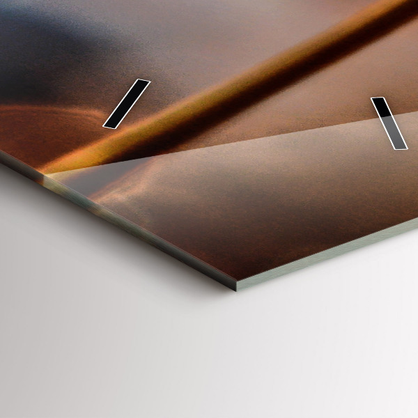 Reloj de vidrio vertical Soplador con rocío - espejomat.es