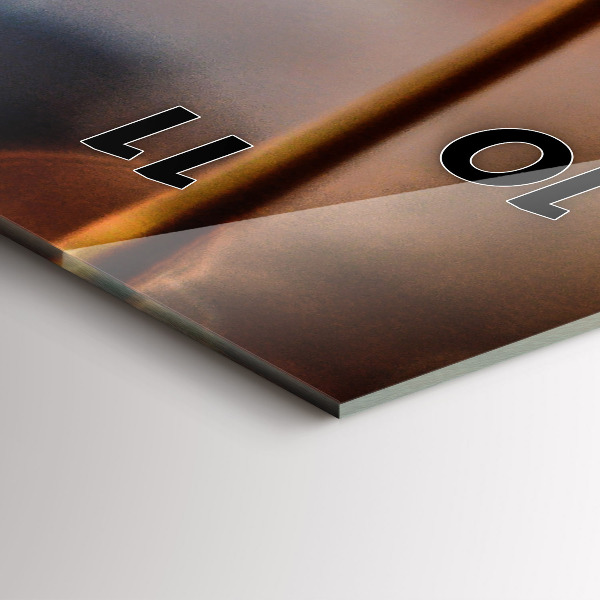 Reloj de vidrio vertical Soplador con rocío - espejomat.es