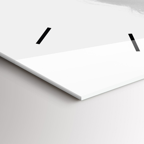 Reloj de cristal vertical Sensibilidad humana del pensamiento - espejomat.es