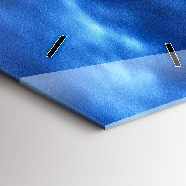 Reloj de vidrio vertical Sydney al atardecer - espejomat.es