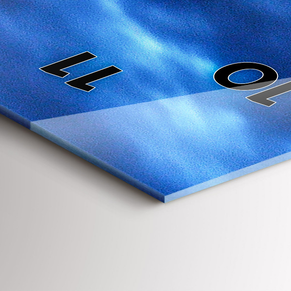 Reloj de vidrio vertical Sydney al atardecer - espejomat.es