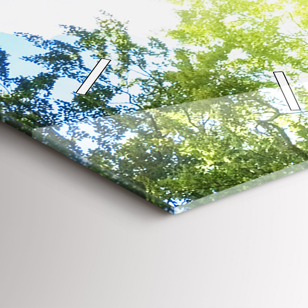 Reloj de cristal vertical Paisaje lagunar - espejomat.es