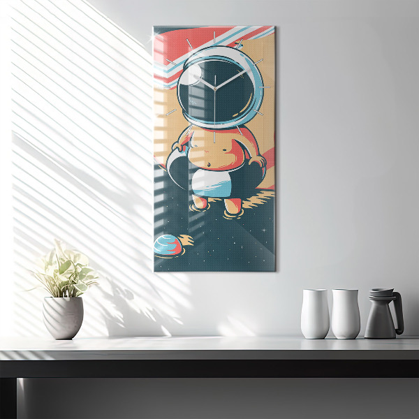 Reloj de cristal vertical Imaginación infantil - espejomat.es