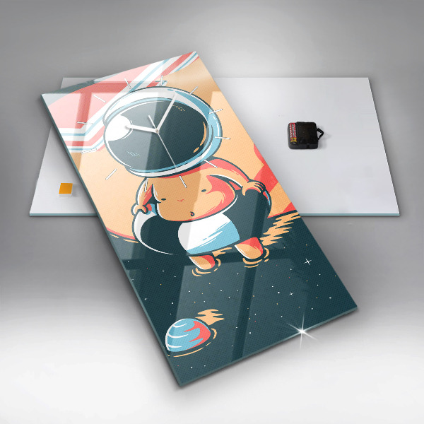 Reloj de cristal vertical Imaginación infantil - espejomat.es