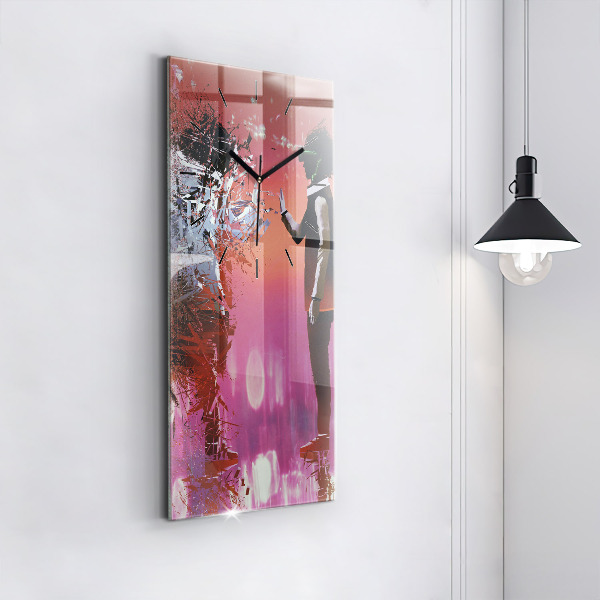 Reloj vertical Ciberespacio - espejomat.es