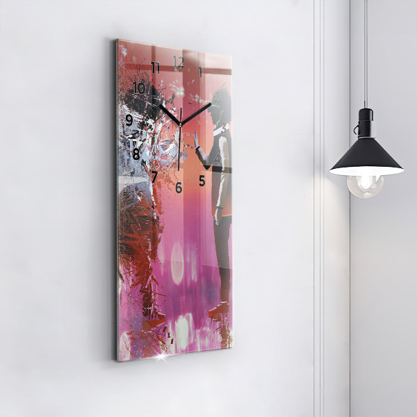 Reloj vertical Ciberespacio - espejomat.es