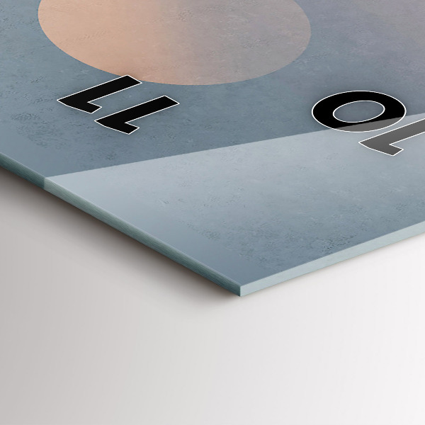 Reloj de cristal vertical Astronautas Vía Láctea - espejomat.es