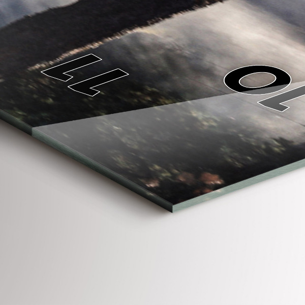 Reloj vertical Manada de caballos a toda velocidad - espejomat.es