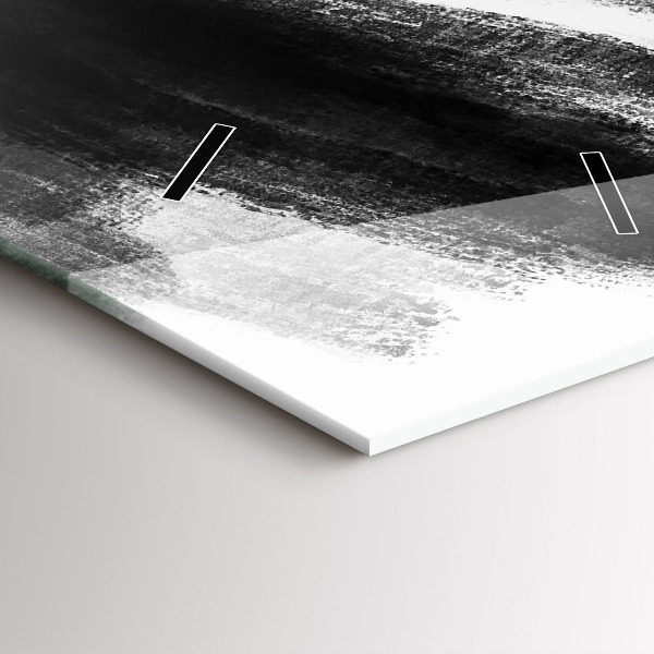 Reloj vertical Mujer en blanco y negro - espejomat.es