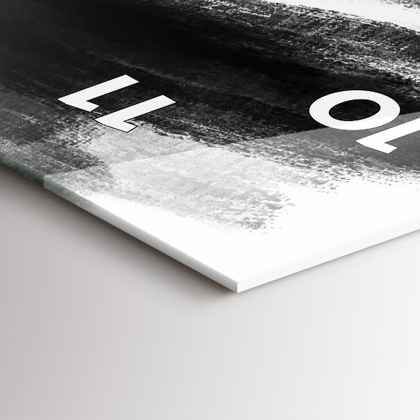 Reloj vertical Mujer en blanco y negro - espejomat.es