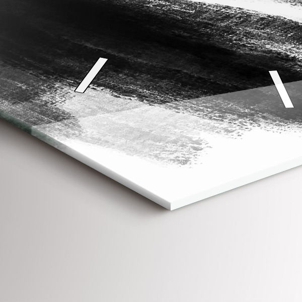 Reloj vertical Mujer en blanco y negro - espejomat.es