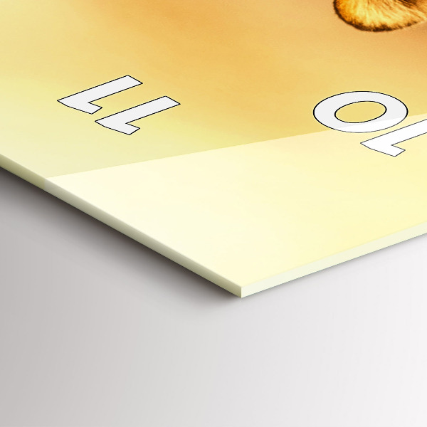 Reloj vertical Tigre de caza - espejomat.es