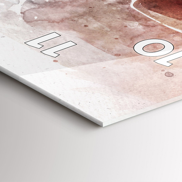 Reloj vertical Visualización de guitarra - espejomat.es