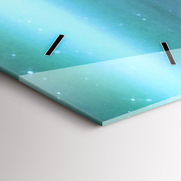 Reloj de cristal vertical Abstracción - espejomat.es