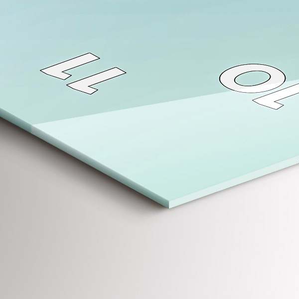 Reloj vertical Figuras geométricas - espejomat.es