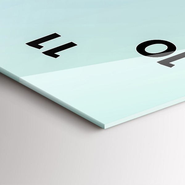 Reloj vertical Figuras geométricas - espejomat.es