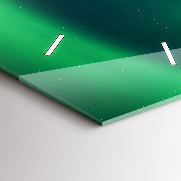 Reloj vertical Aurora boreal - espejomat.es