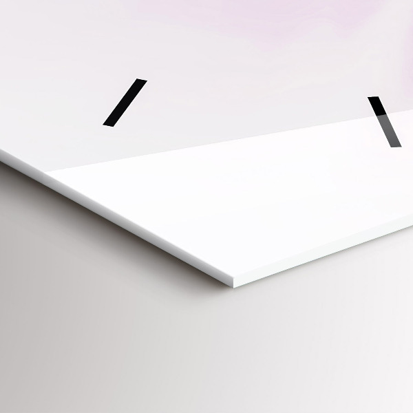 Reloj de vidrio vertical Abstracción - espejomat.es