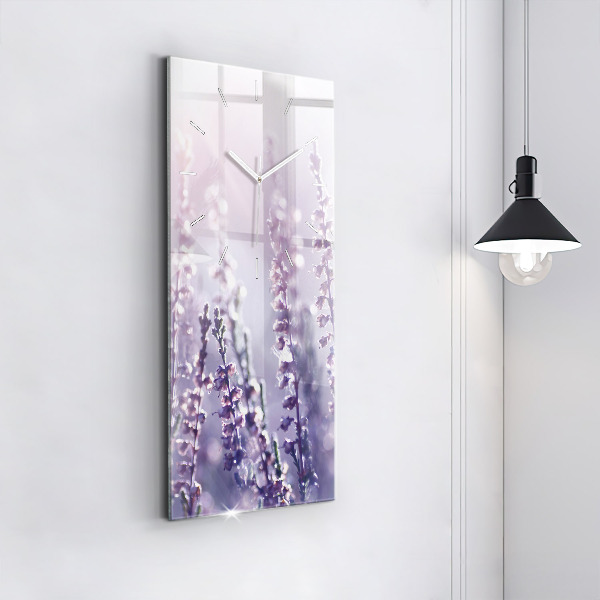 Reloj de vidrio vertical Abstracción - espejomat.es