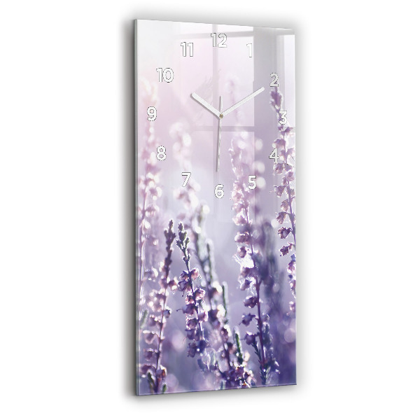 Reloj de vidrio vertical Abstracción - espejomat.es