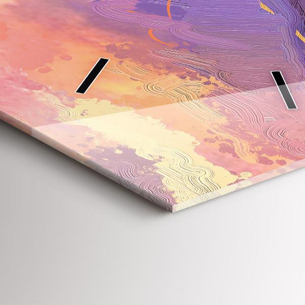 Reloj vertical Pradera al atardecer - espejomat.es