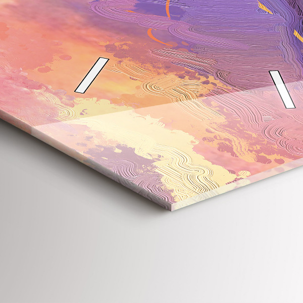 Reloj vertical Pradera al atardecer - espejomat.es